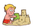 Am i making a sandcastle. Sandcastle flashcard. make a sandcastle. flashcards sandcastle. песочница стикер.